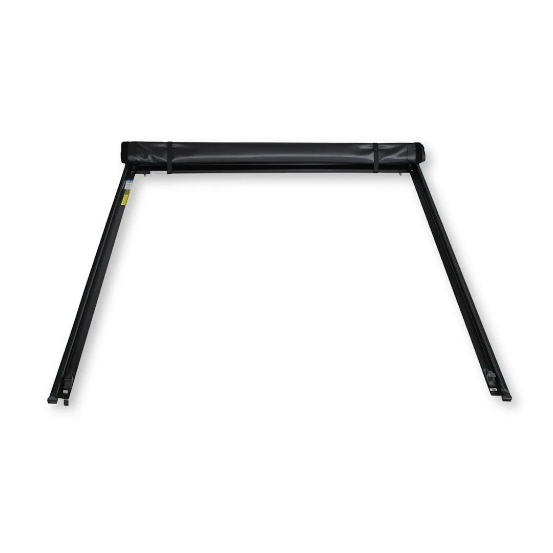 TFX3213 – TRAILFX Tonneau Cover, Soft Roll-Up Hook And Loop Lockable With Tailgate Lock Black Vinyl  - view 2